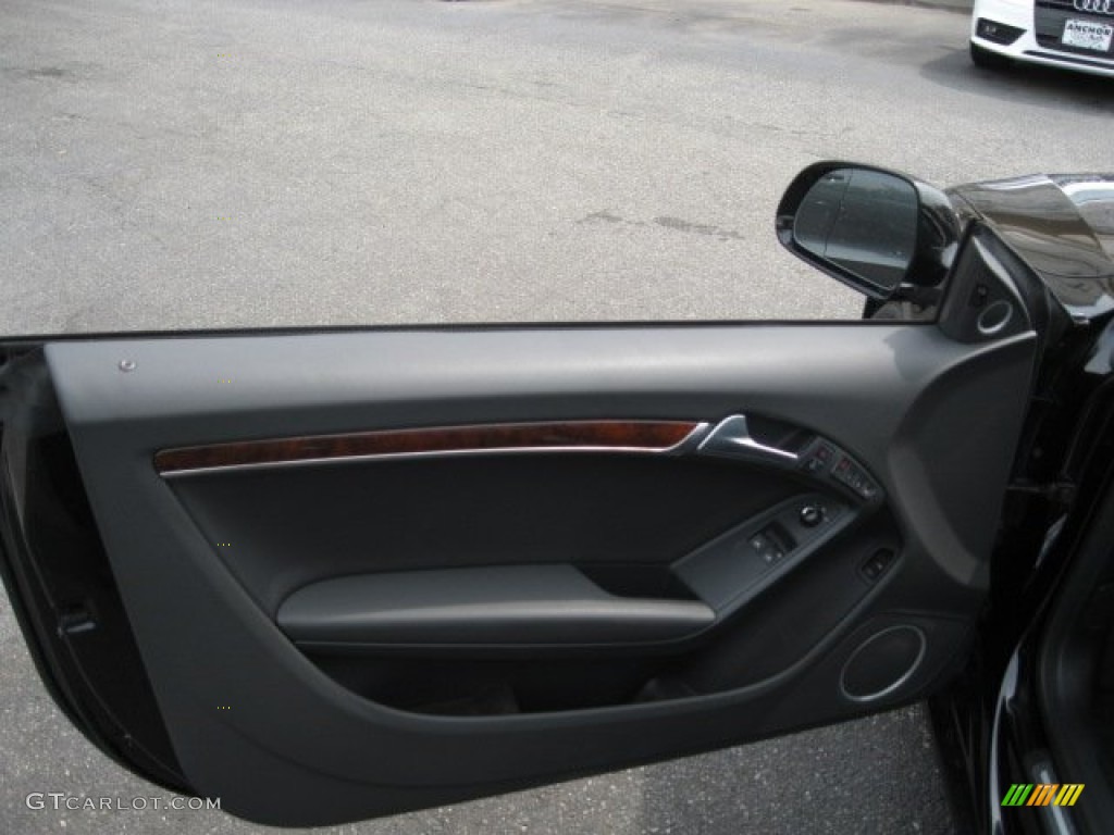 2009 A5 3.2 quattro Coupe - Brilliant Black / Black photo #7