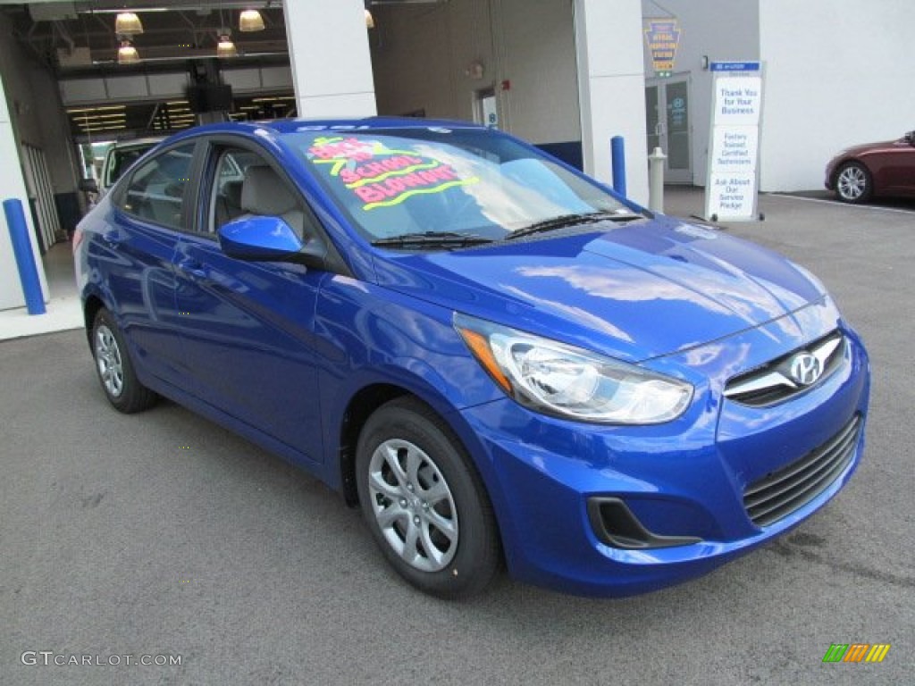 Marathon Blue 2013 Hyundai Accent GLS 4 Door Exterior Photo #69712137