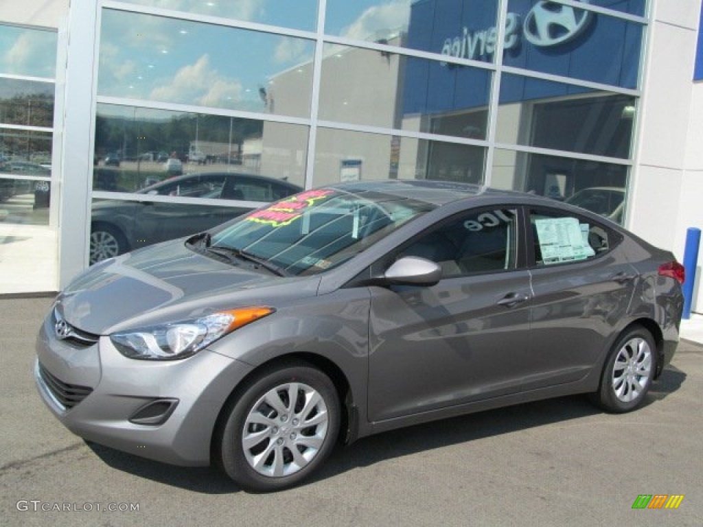 2013 Elantra GLS - Harbor Gray Metallic / Gray photo #1