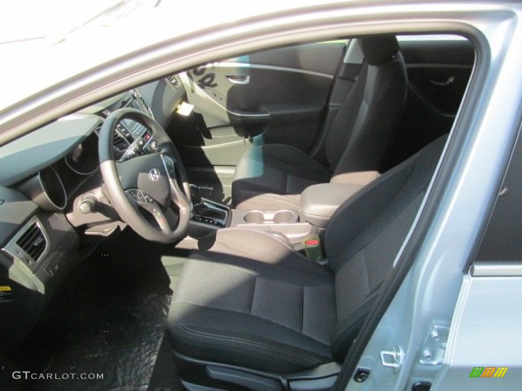 2013 Elantra GT - Shimmering Air Silver / Black photo #5