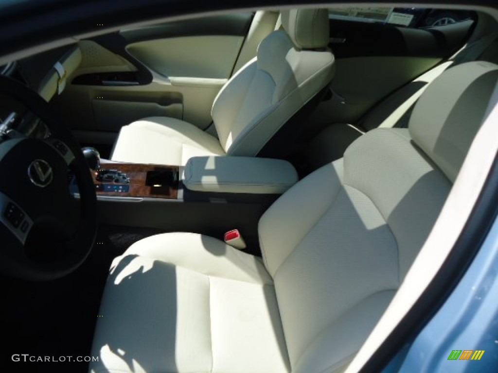 2012 IS 250 AWD - Cerulean Blue / Ecru photo #10