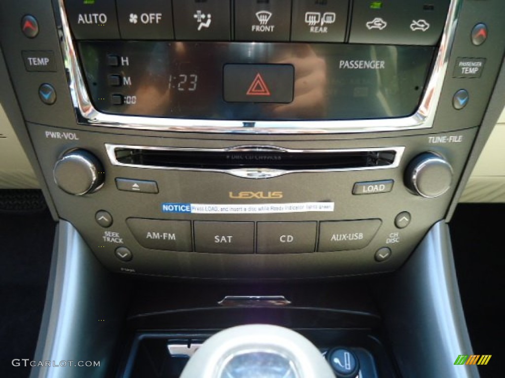 2012 IS 250 AWD - Cerulean Blue / Ecru photo #19