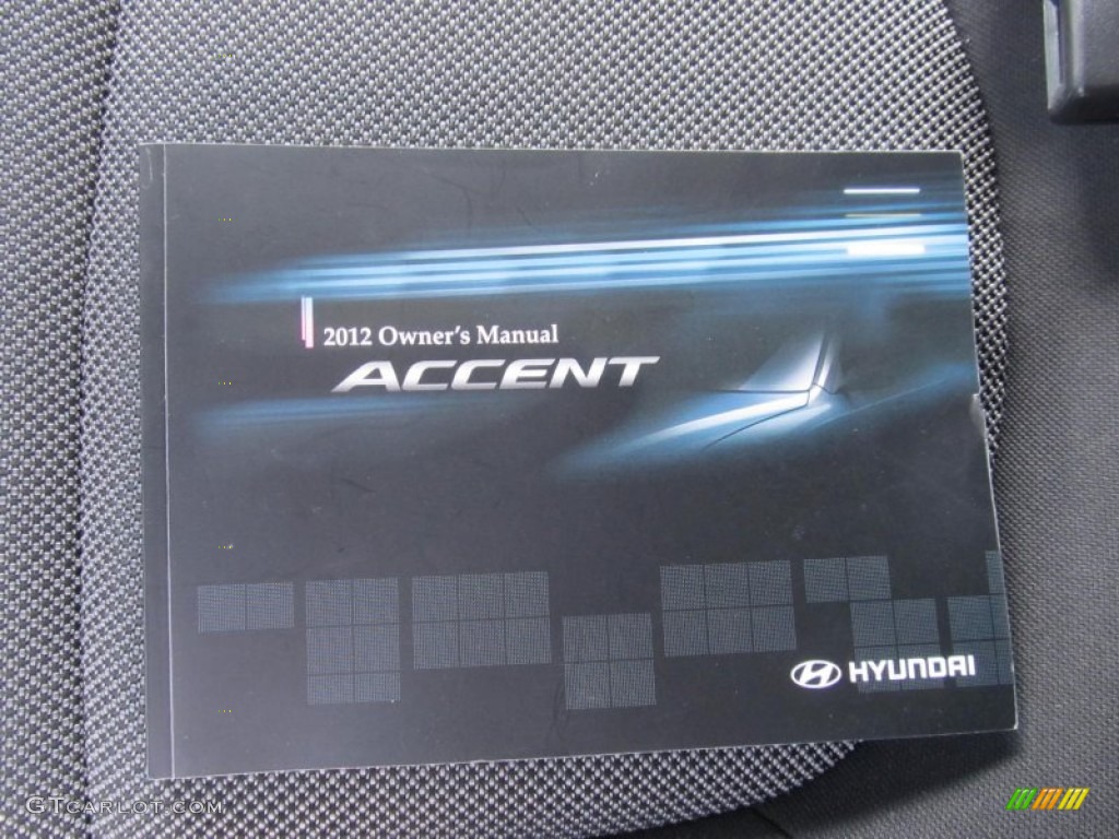 2012 Accent GS 5 Door - Marathon Blue / Black photo #19