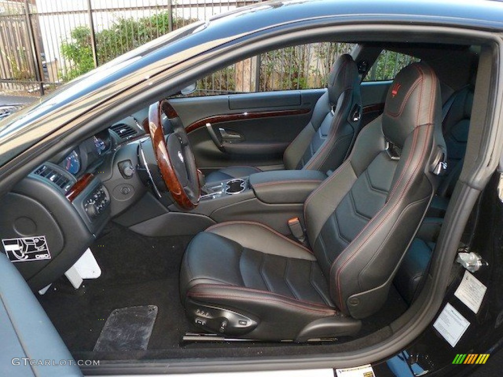 Nero Interior 2013 Maserati GranTurismo Sport Coupe Photo #69714213