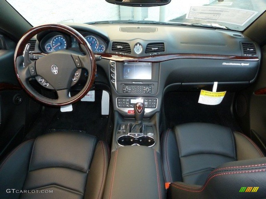 2013 Maserati GranTurismo Sport Coupe Nero Dashboard Photo #69714255