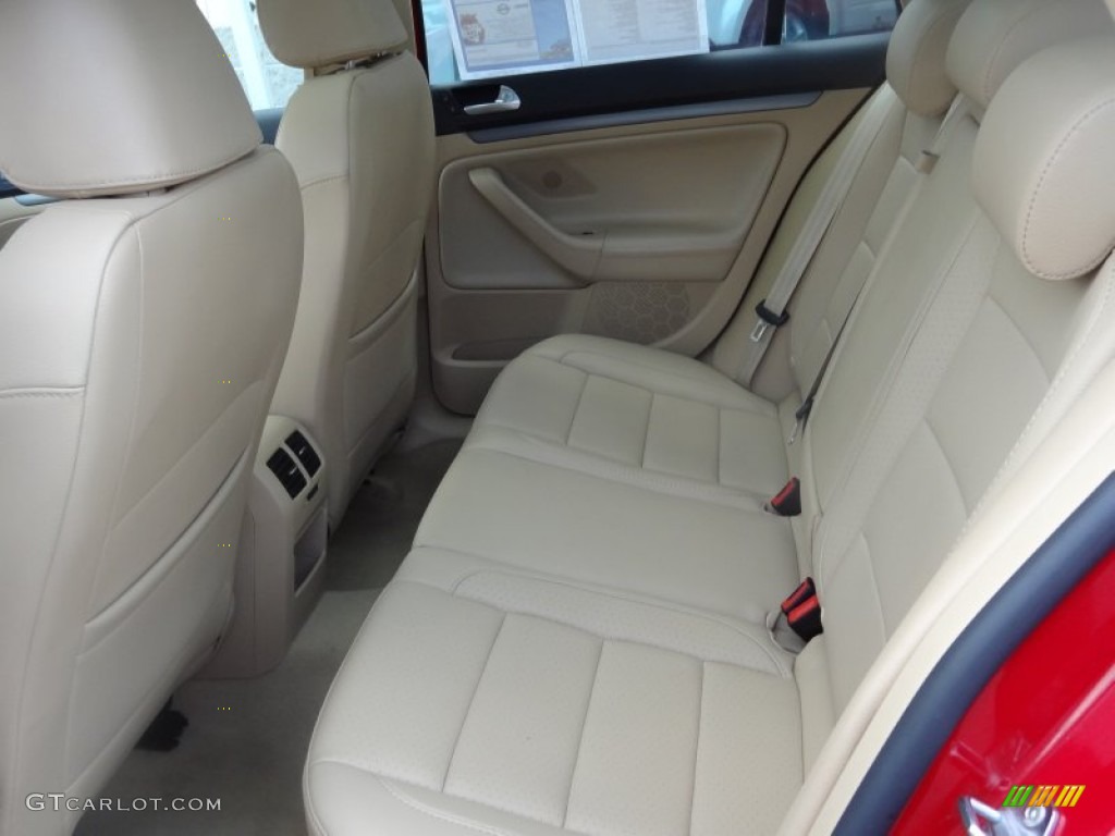 Pure Beige Interior 2009 Volkswagen Jetta SE SportWagen Photo #69714297