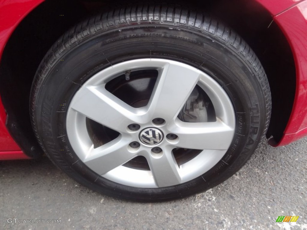 2009 Volkswagen Jetta SE SportWagen Wheel Photo #69714396