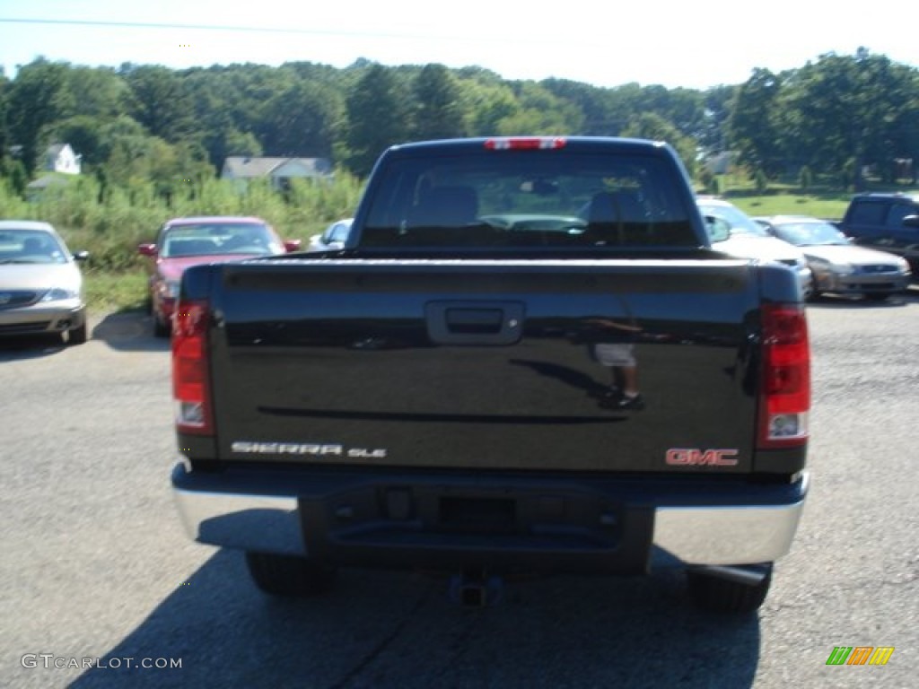 2013 Sierra 1500 SLE Extended Cab 4x4 - Onyx Black / Ebony photo #7