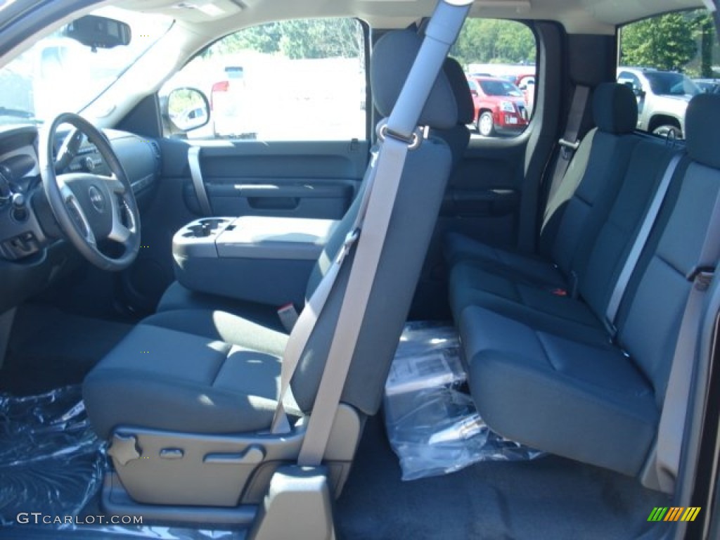 2013 Sierra 1500 SLE Extended Cab 4x4 - Onyx Black / Ebony photo #14