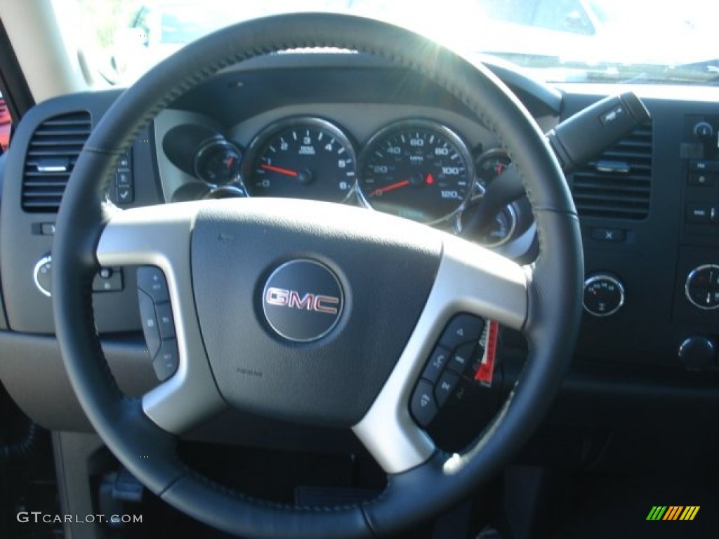 2013 Sierra 1500 SLE Extended Cab 4x4 - Onyx Black / Ebony photo #18