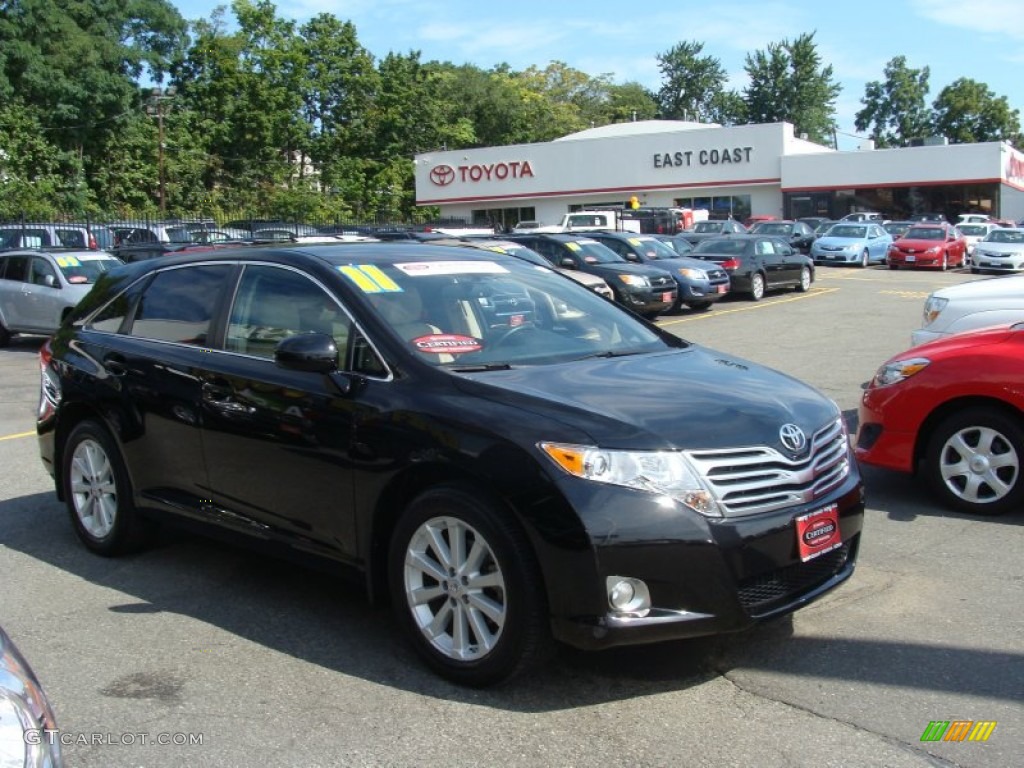 2011 Venza I4 AWD - Black / Ivory photo #1