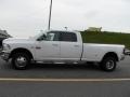 2011 Bright White Dodge Ram 3500 HD Laramie Crew Cab 4x4 Dually  photo #2