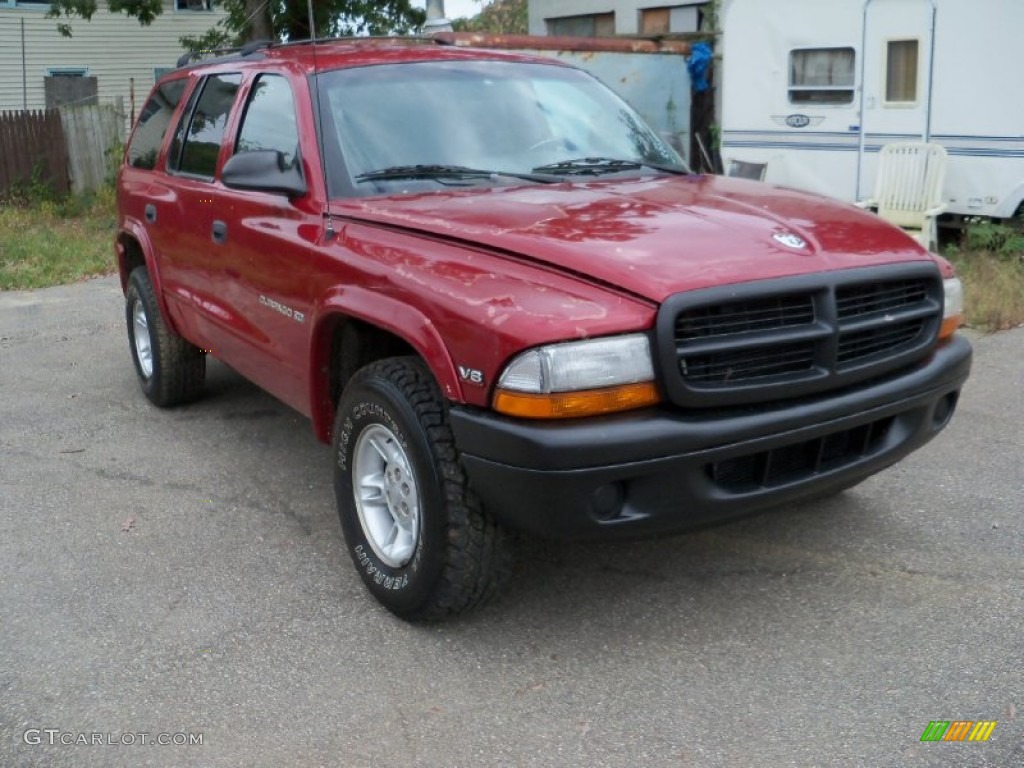 1999 Durango SLT 4x4 - Chili Pepper Red Pearlcoat / Agate photo #2