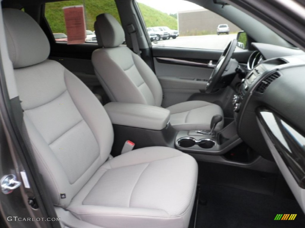 2012 Sorento LX AWD - Titanium Silver / Gray photo #37