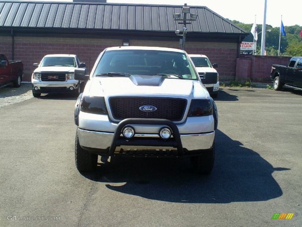 2006 F150 XLT SuperCab 4x4 - Silver Metallic / Medium/Dark Flint photo #3