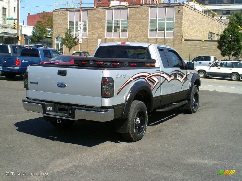 2006 F150 XLT SuperCab 4x4 - Silver Metallic / Medium/Dark Flint photo #8
