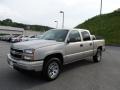 2007 Silver Birch Metallic Chevrolet Silverado 1500 Classic LS Crew Cab 4x4  photo #4