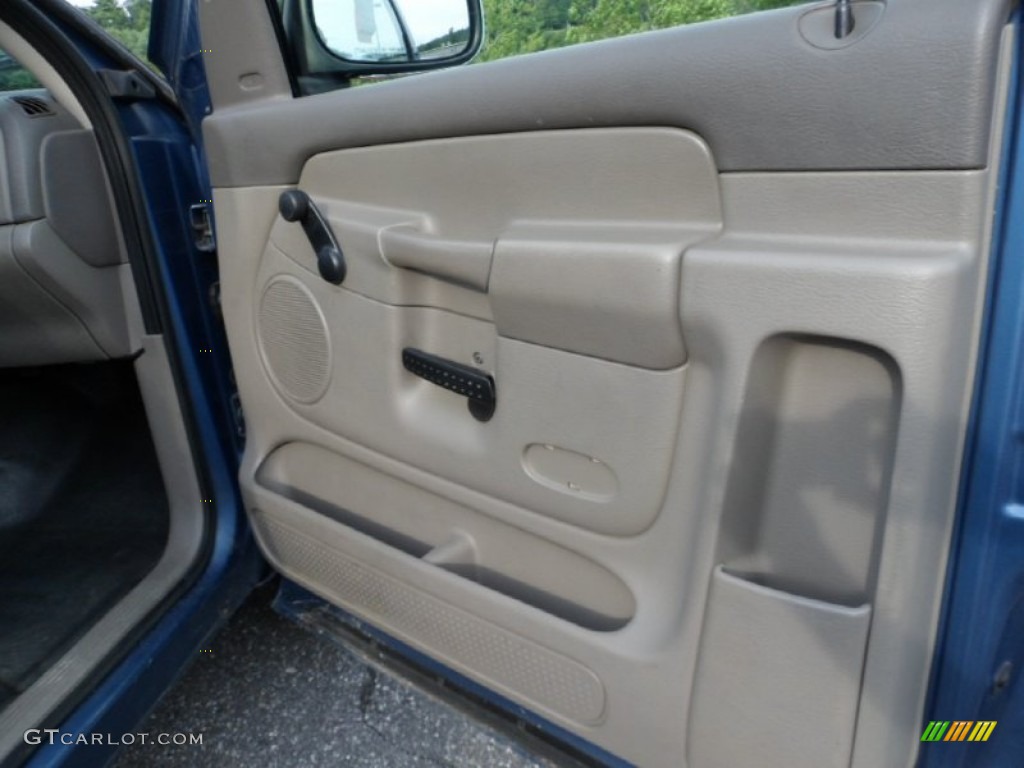 2003 Ram 1500 ST Regular Cab - Atlantic Blue Pearl / Taupe photo #24