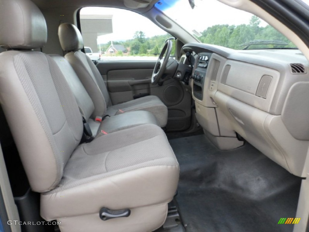 2003 Ram 1500 ST Regular Cab - Atlantic Blue Pearl / Taupe photo #25