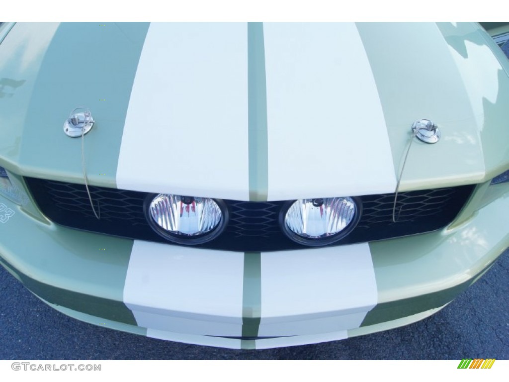 2006 Mustang GT Premium Coupe - Legend Lime Metallic / Light Parchment photo #17