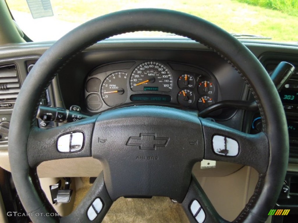 2003 Suburban 1500 LT 4x4 - Black / Tan/Neutral photo #13