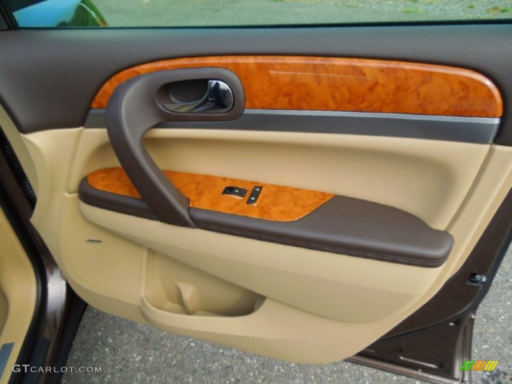 2012 Buick Enclave FWD Cashmere Door Panel Photo #69720819