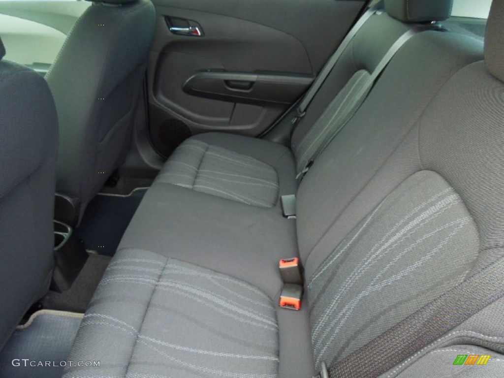 Jet Black/Dark Titanium Interior 2012 Chevrolet Sonic LT Hatch Photo #69720876