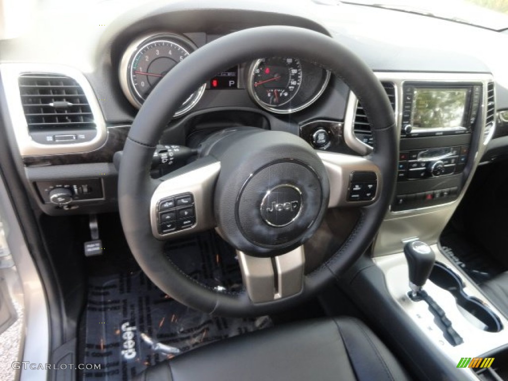 2013 Grand Cherokee Laredo X Package 4x4 - Bright Silver Metallic / Black photo #10