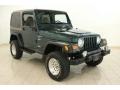 2000 Forest Green Pearl Jeep Wrangler Sport 4x4  photo #1