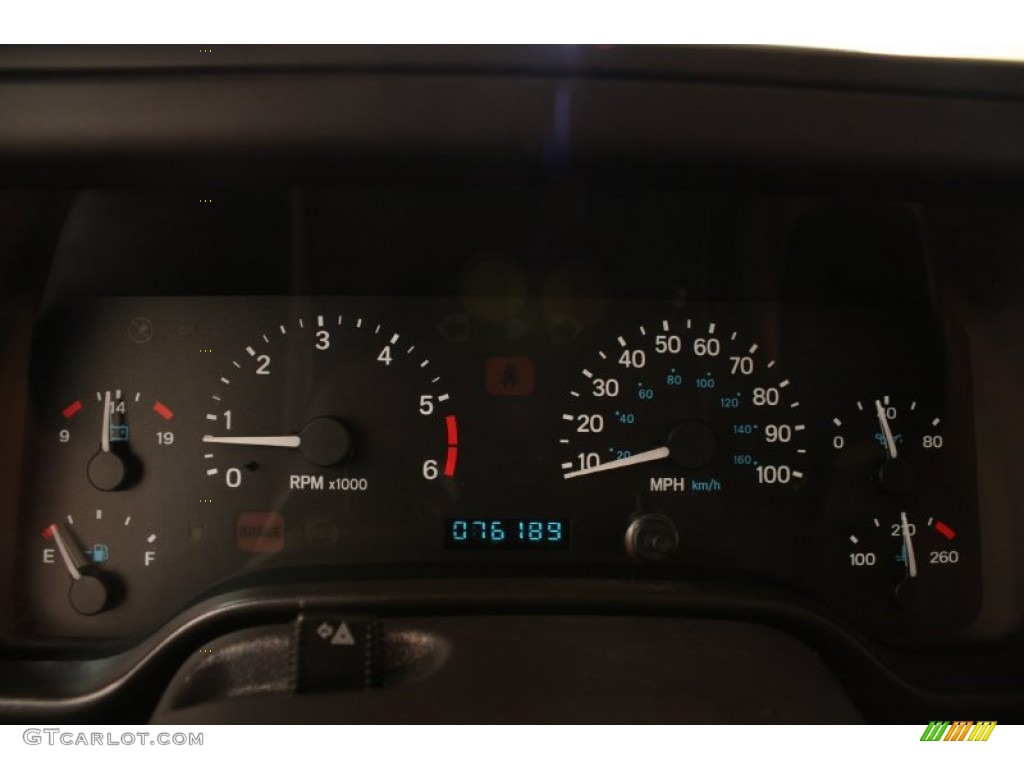 2000 Jeep Wrangler Sport 4x4 Gauges Photo #69722391