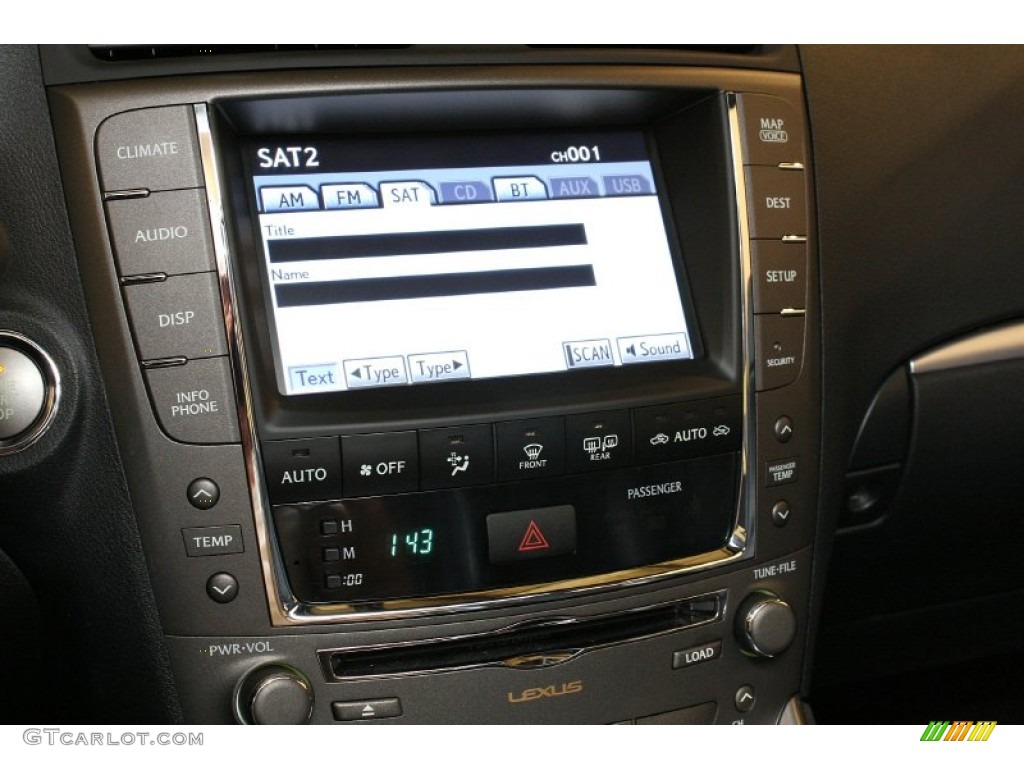 2011 Lexus IS 350 F Sport Audio System Photo #69722475