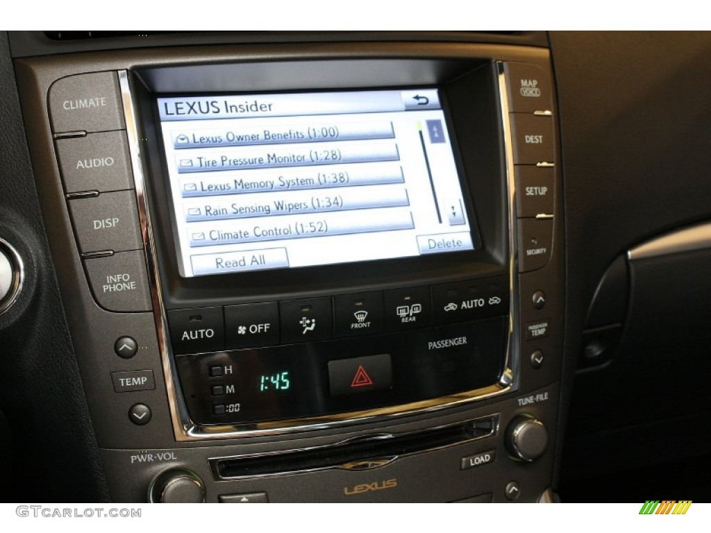 2011 Lexus IS 350 F Sport Controls Photo #69722493