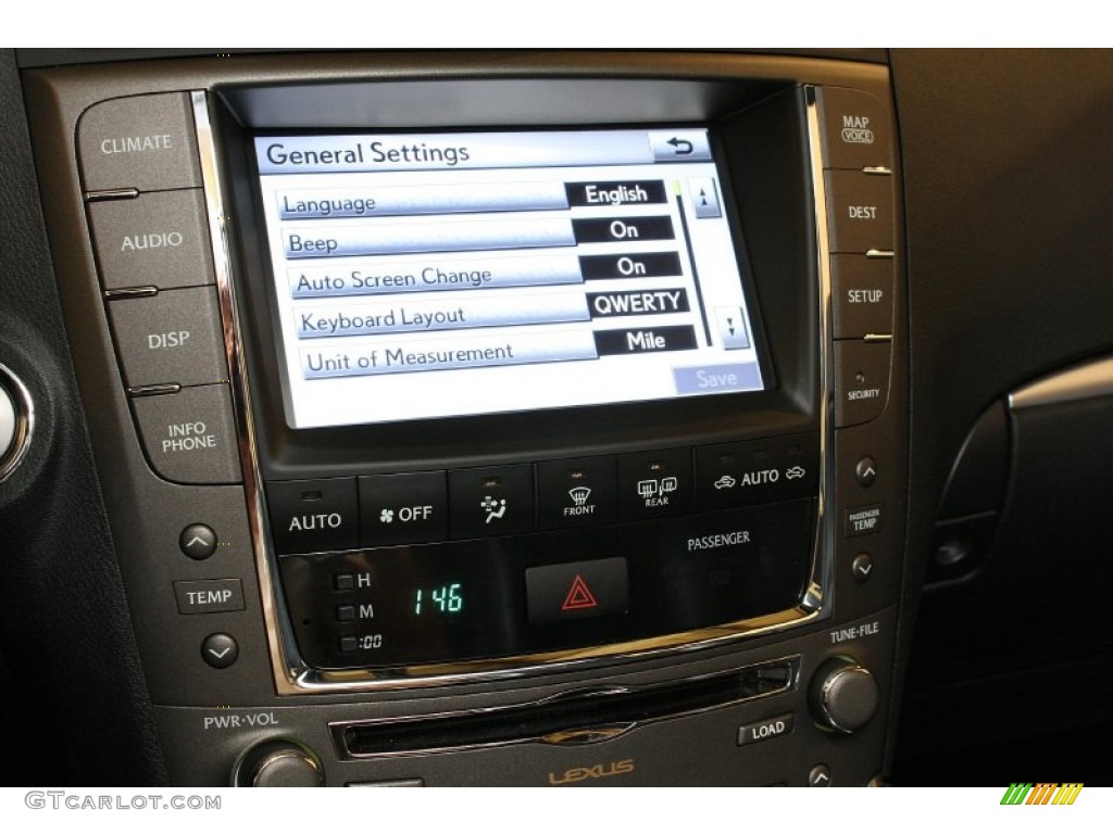 2011 Lexus IS 350 F Sport Controls Photo #69722508
