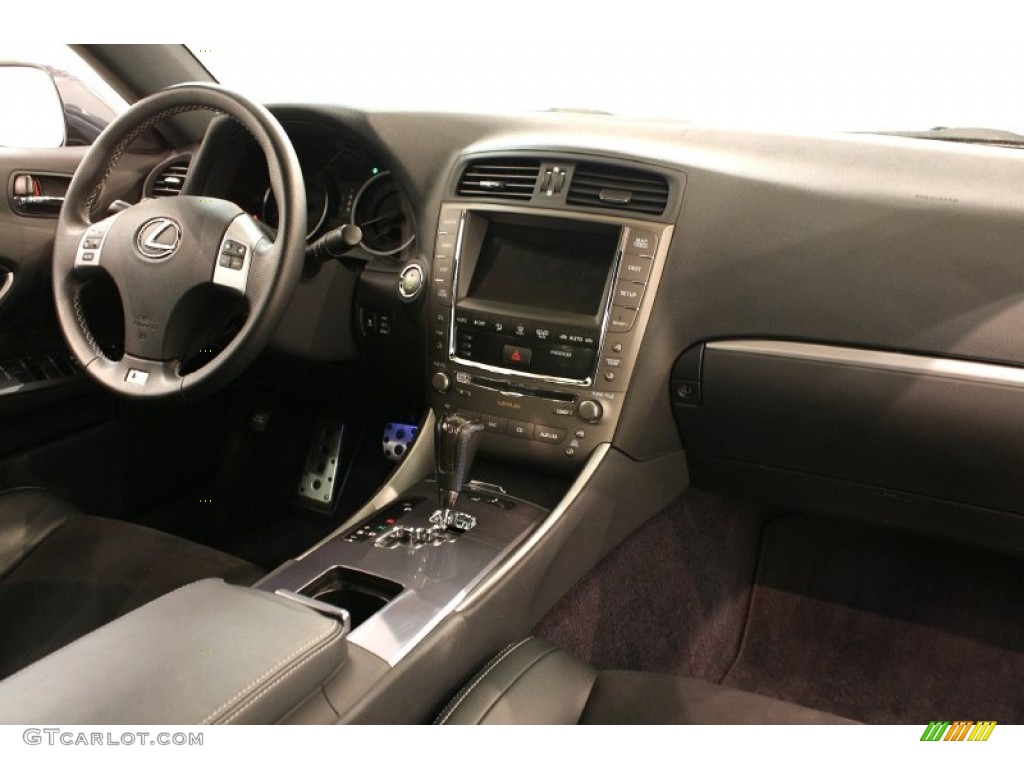 2011 Lexus IS 350 F Sport Black Dashboard Photo #69722544