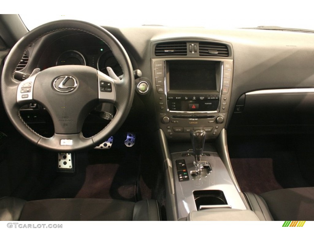 2011 Lexus IS 350 F Sport Black Dashboard Photo #69722559