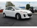 Crystal White Pearl Mica 2012 Mazda MAZDA3 i Touring 4 Door Exterior