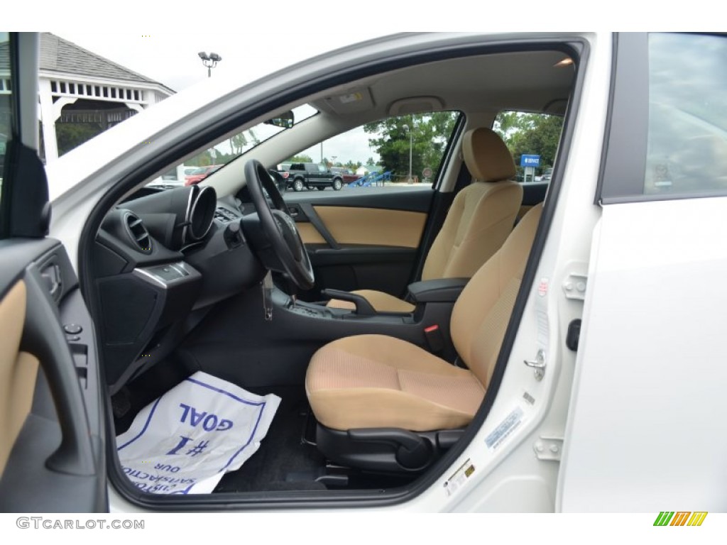 Dune Beige Interior 2012 Mazda MAZDA3 i Touring 4 Door Photo #69722631