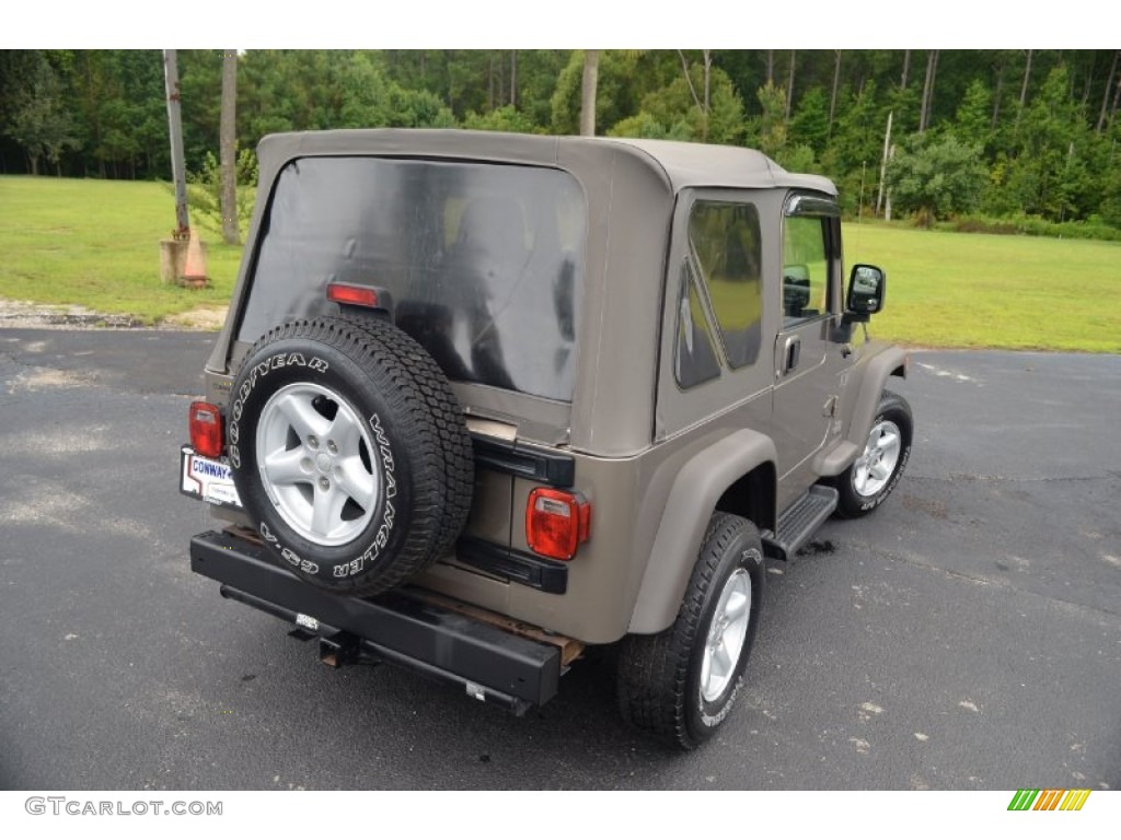 2006 Wrangler X 4x4 - Light Khaki Metallic / Khaki photo #5