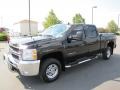 2008 Black Chevrolet Silverado 2500HD LT Crew Cab 4x4  photo #3