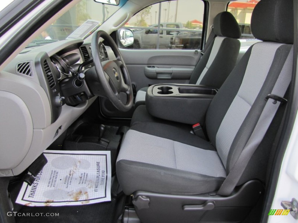 Dark Titanium Interior 2009 Chevrolet Silverado 2500HD LS Crew Cab 4x4 Photo #69725004