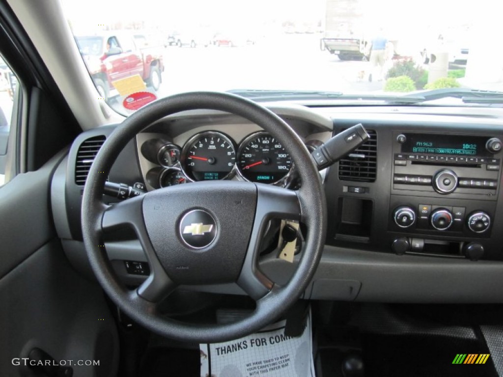 2009 Chevrolet Silverado 2500HD LS Crew Cab 4x4 Dark Titanium Dashboard Photo #69725007