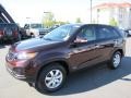 2011 Dark Cherry Kia Sorento LX AWD  photo #3