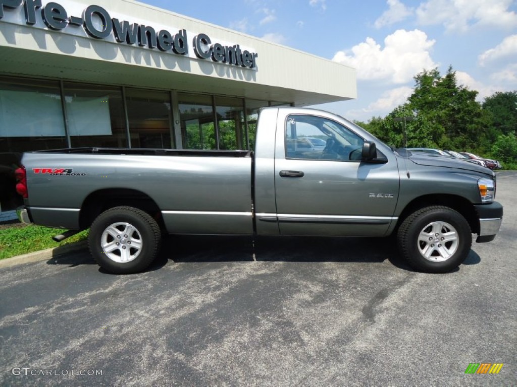 2008 Ram 1500 ST Regular Cab 4x4 - Mineral Gray Metallic / Medium Slate Gray photo #4