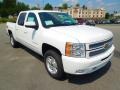 2013 Summit White Chevrolet Silverado 1500 LTZ Crew Cab 4x4  photo #1