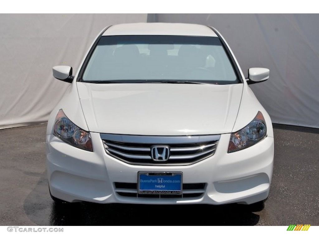 2012 Accord SE Sedan - Taffeta White / Ivory photo #2