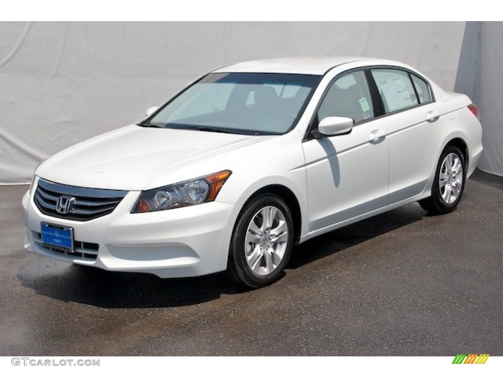 2012 Accord SE Sedan - Taffeta White / Ivory photo #3