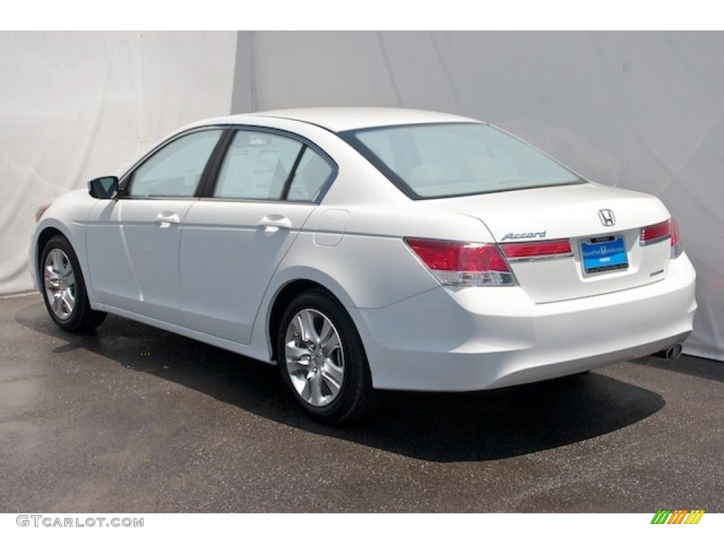 2012 Accord SE Sedan - Taffeta White / Ivory photo #5