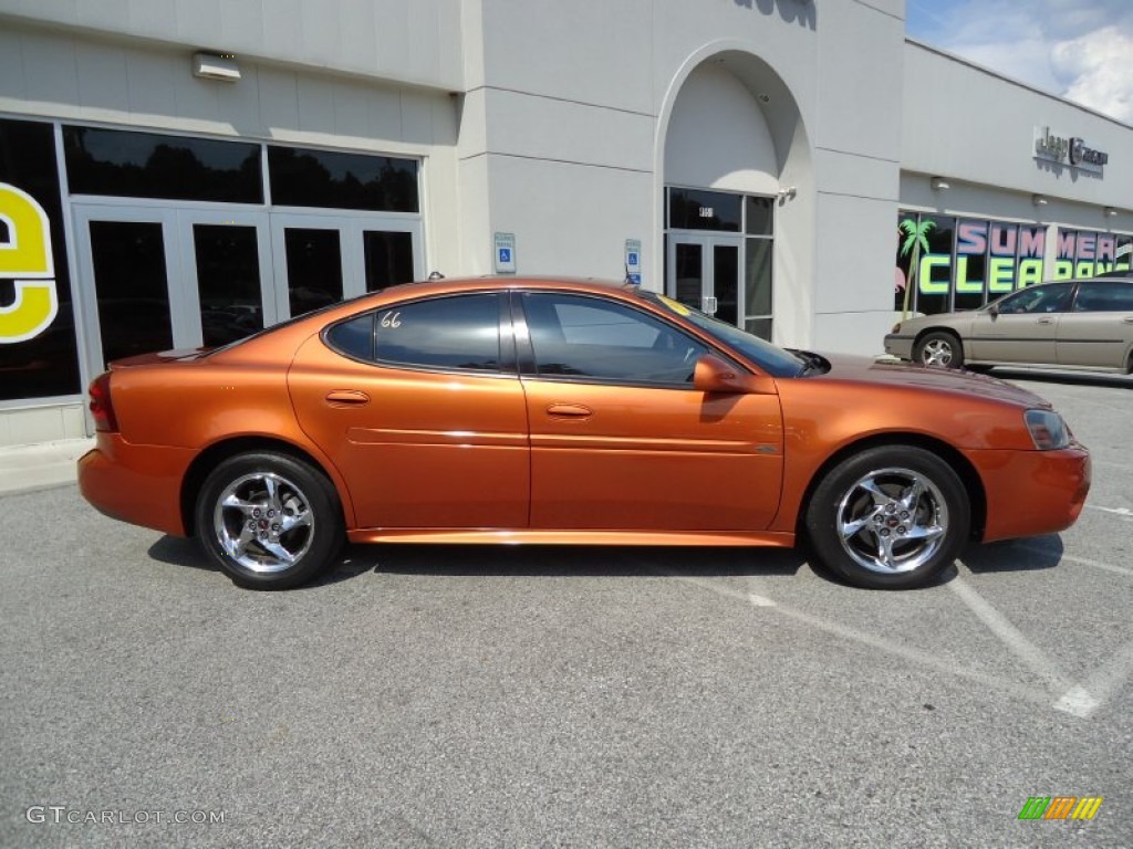 Fusion Orange Metallic 2004 Pontiac Grand Prix GTP Sedan Exterior Photo #69729733