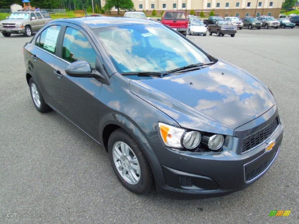 Cyber Gray Metallic 2012 Chevrolet Sonic LT Sedan Exterior Photo #69729776