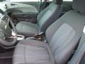 Jet Black/Dark Titanium Front Seat Photo for 2012 Chevrolet Sonic #69729850